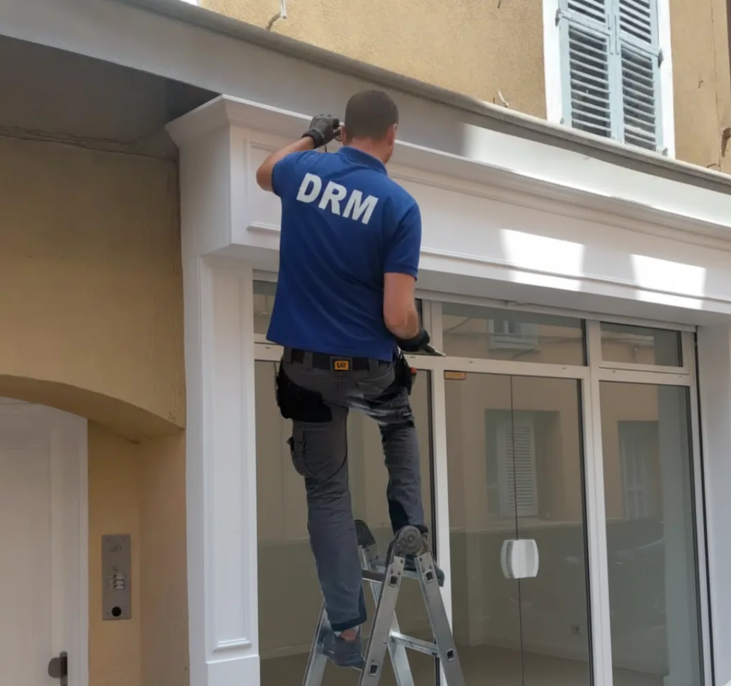 Preparation intervention rideau metallique a Ustaritz